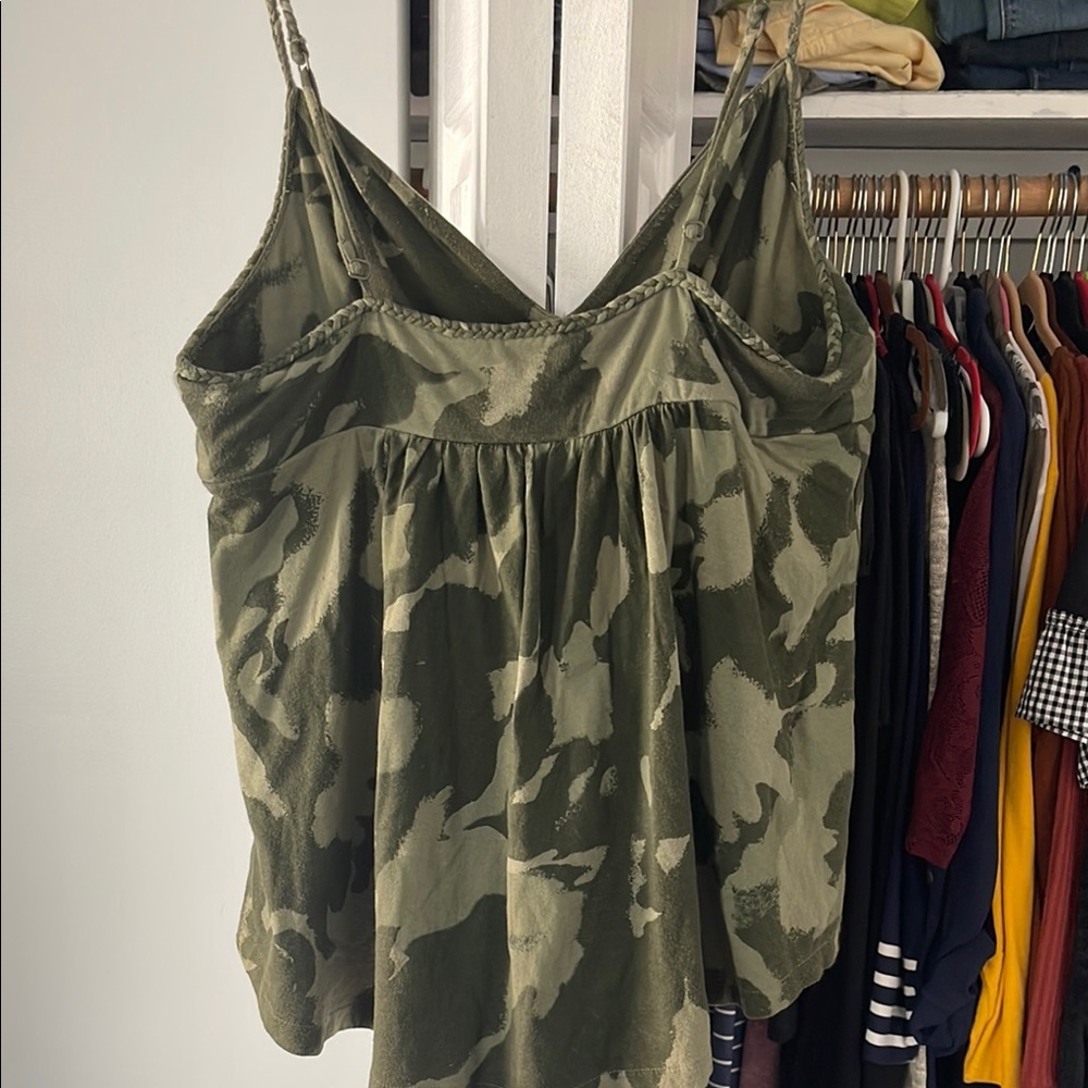 Hurley Camo Green Women's Top - Picture 5 of 5